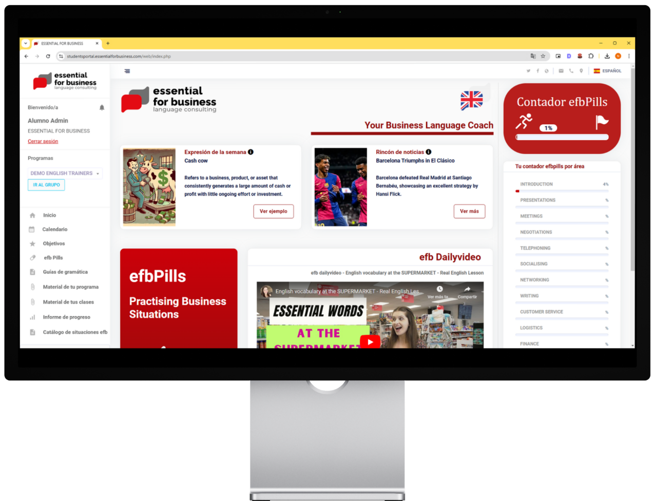 portal del alumno essential for business